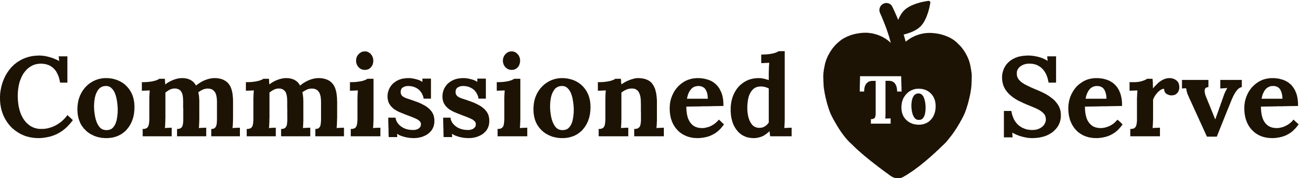 Commissioned to Serve Logo linking to the top of the page